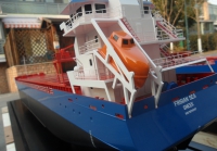 custom made model of 118m General Cargo vessel